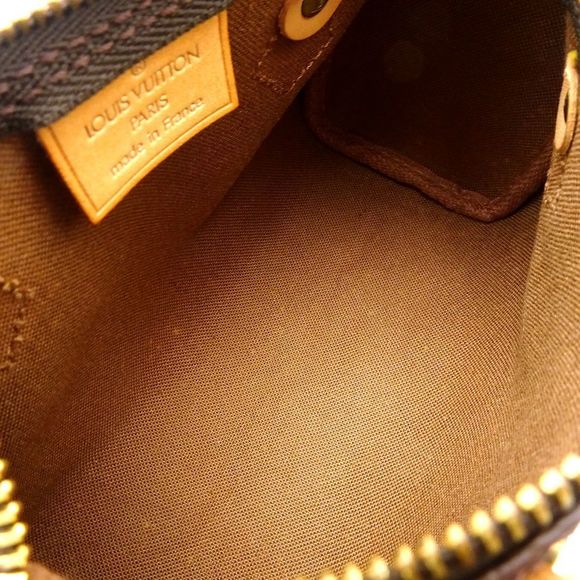 Louis Vuitton Monogram Mini Speedy Handbag Brown - Picture 6 of 7